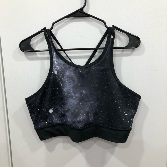 Blackmilk Galaxy Mono Striker Crop Top Sports Bra - Picture 5 of 7